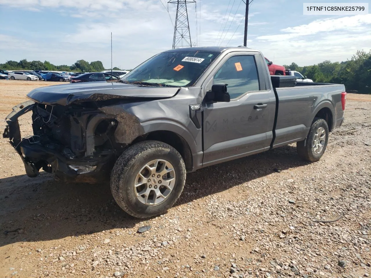 2022 Ford F150 VIN: 1FTNF1C85NKE25799 Lot: 66865614