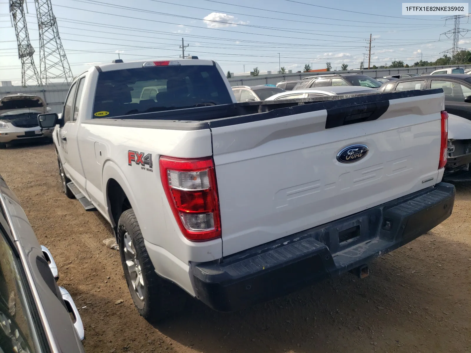 1FTFX1E82NKE35902 2022 Ford F150 Super Cab