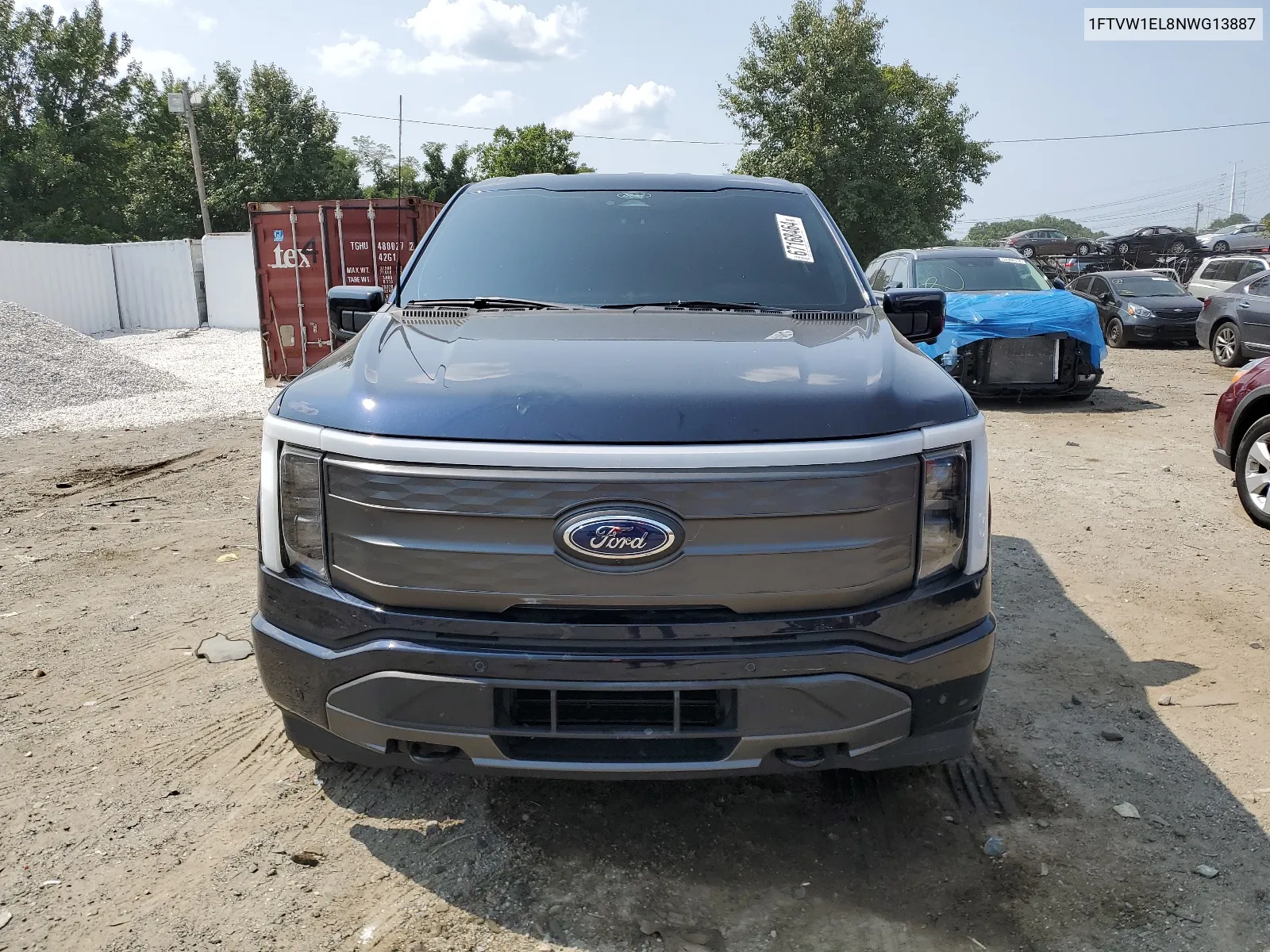 1FTVW1EL8NWG13887 2022 Ford F150 Lightning Pro