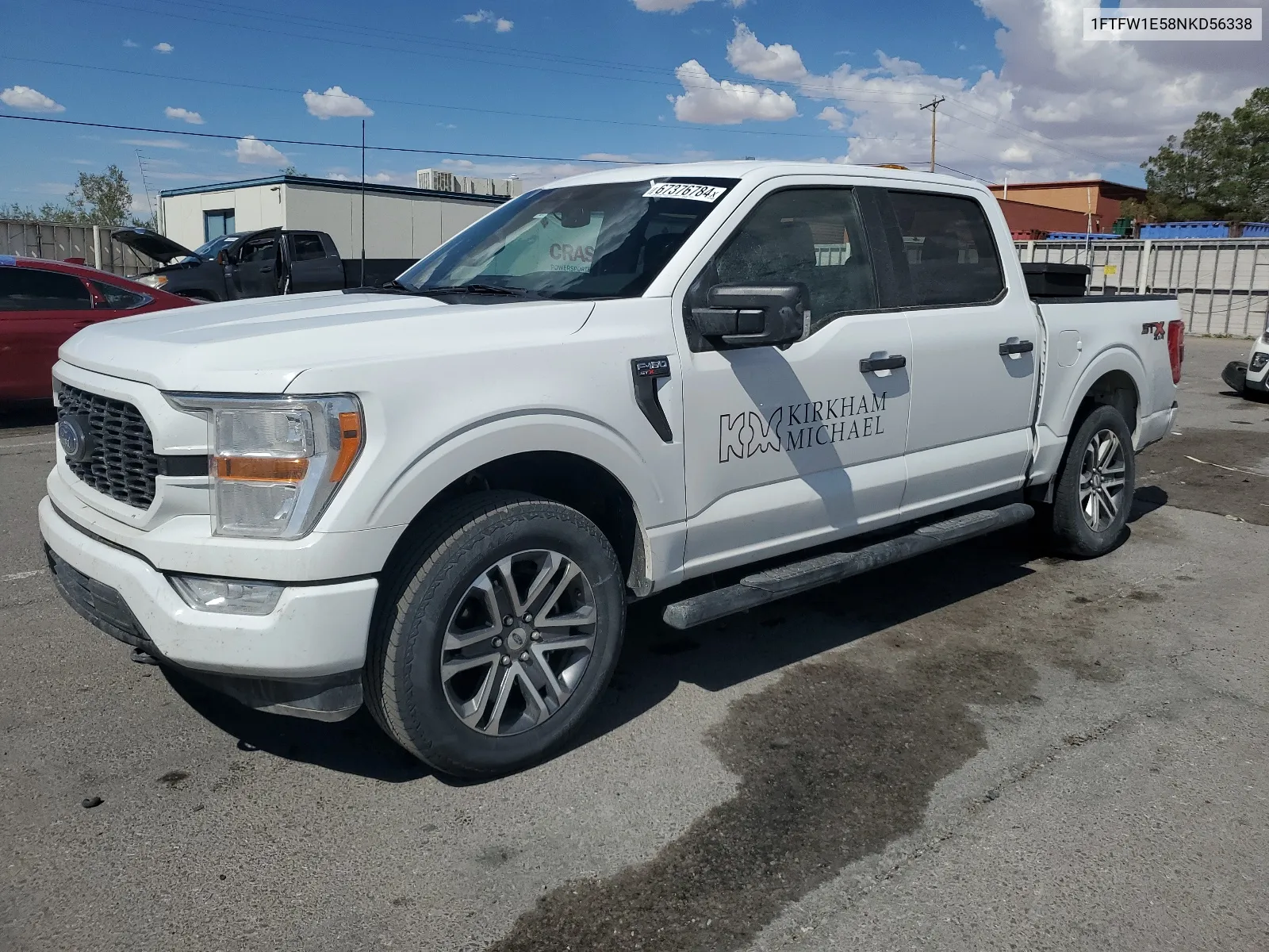 2022 Ford F150 Supercrew VIN: 1FTFW1E58NKD56338 Lot: 67376784