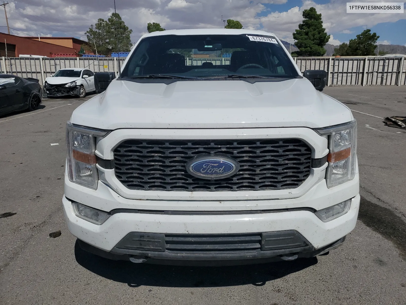 2022 Ford F150 Supercrew VIN: 1FTFW1E58NKD56338 Lot: 67376784