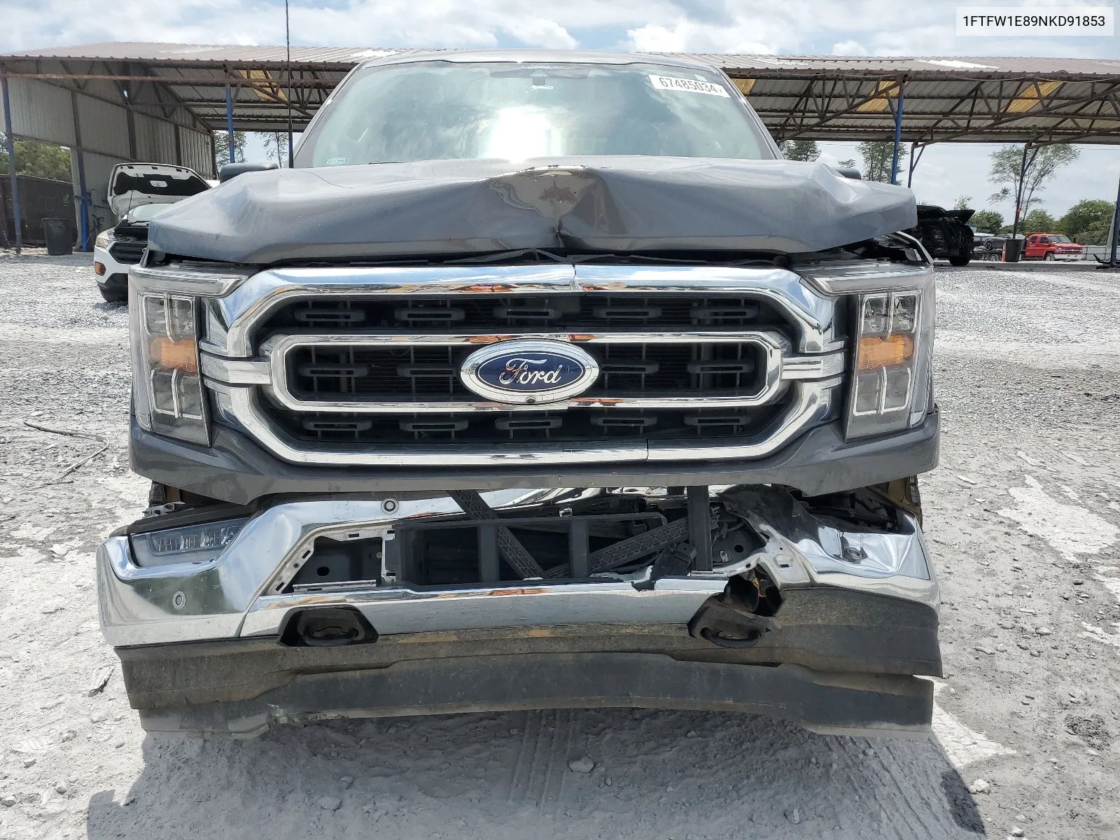 2022 Ford F150 Supercrew VIN: 1FTFW1E89NKD91853 Lot: 67485034