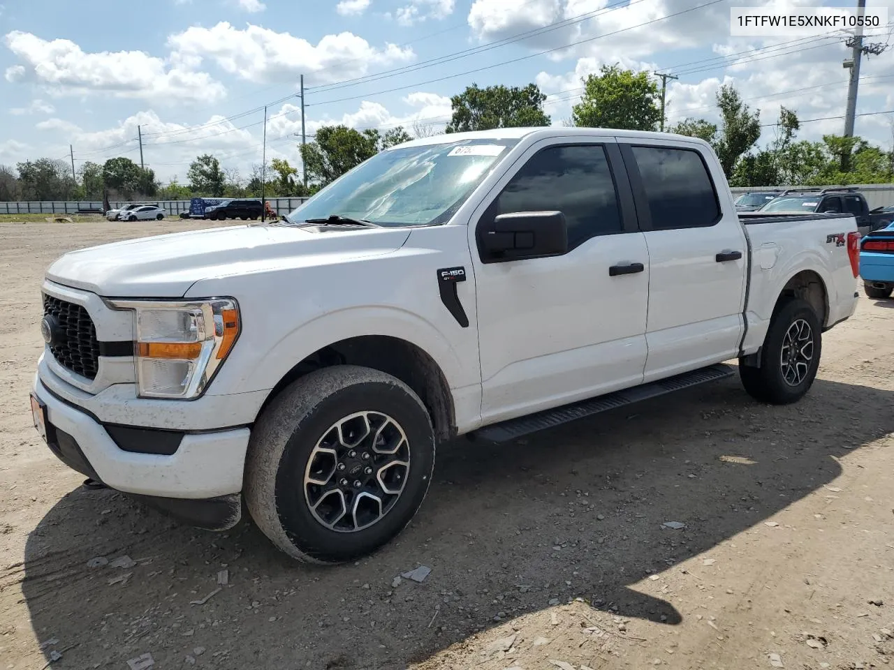 1FTFW1E5XNKF10550 2022 Ford F150 Supercrew