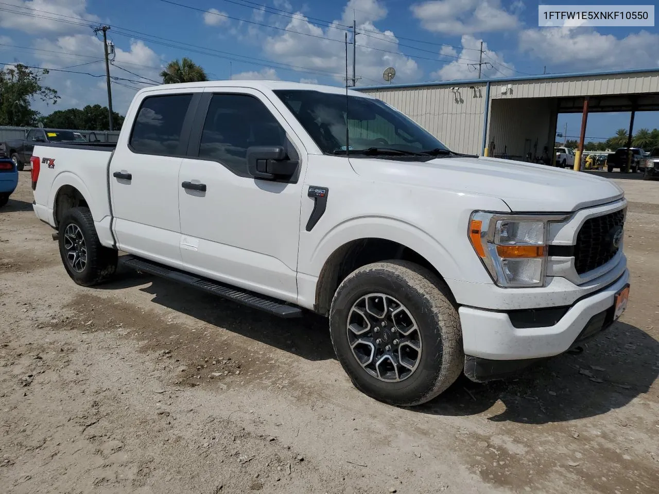 1FTFW1E5XNKF10550 2022 Ford F150 Supercrew