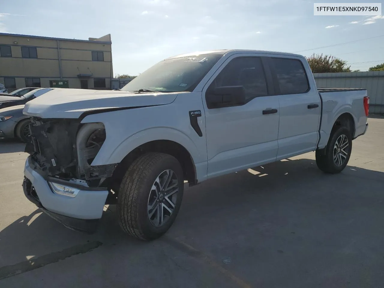 2022 Ford F150 Supercrew VIN: 1FTFW1E5XNKD97540 Lot: 67536274