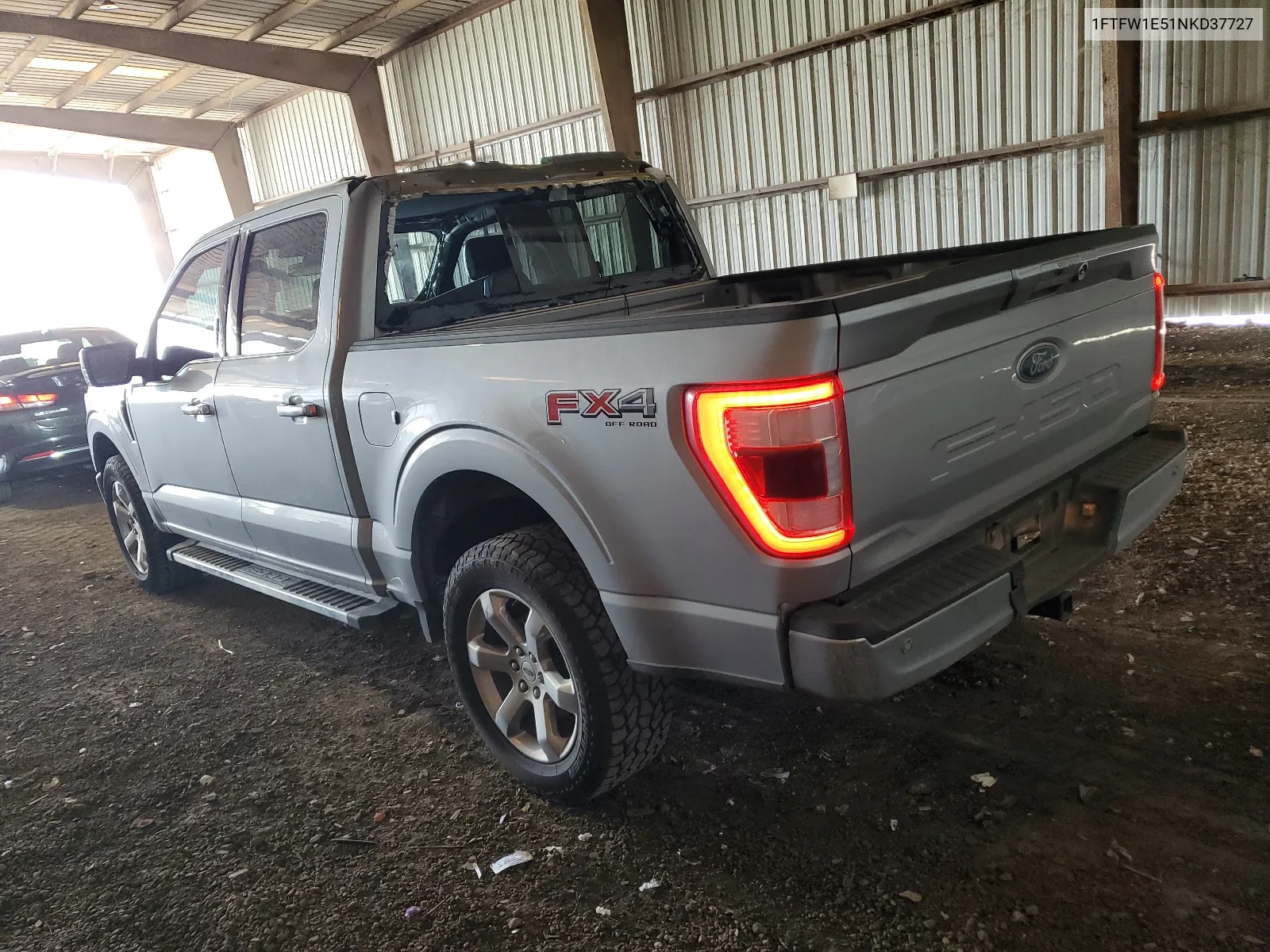 2022 Ford F150 Supercrew VIN: 1FTFW1E51NKD37727 Lot: 67831304