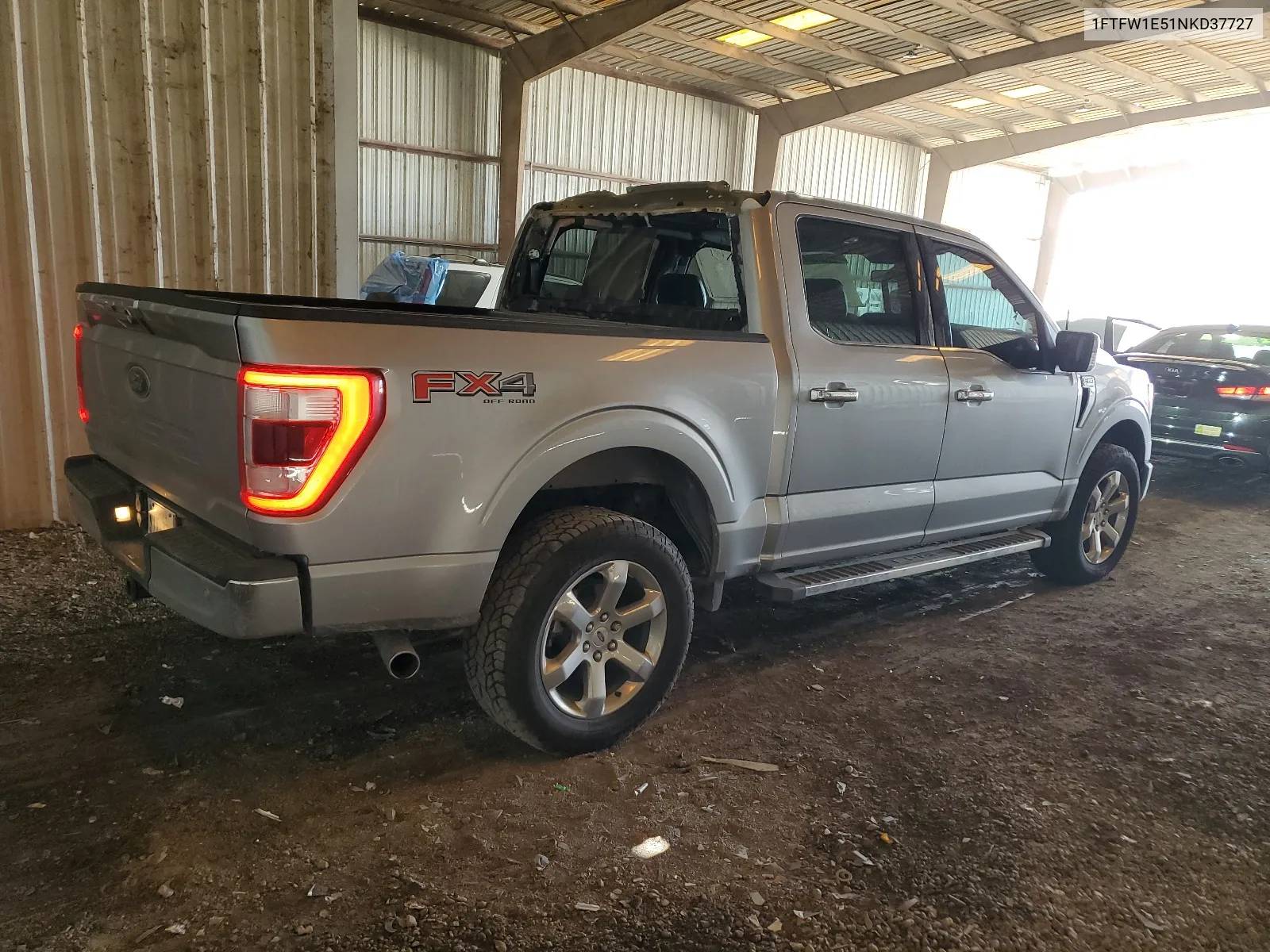 2022 Ford F150 Supercrew VIN: 1FTFW1E51NKD37727 Lot: 67831304