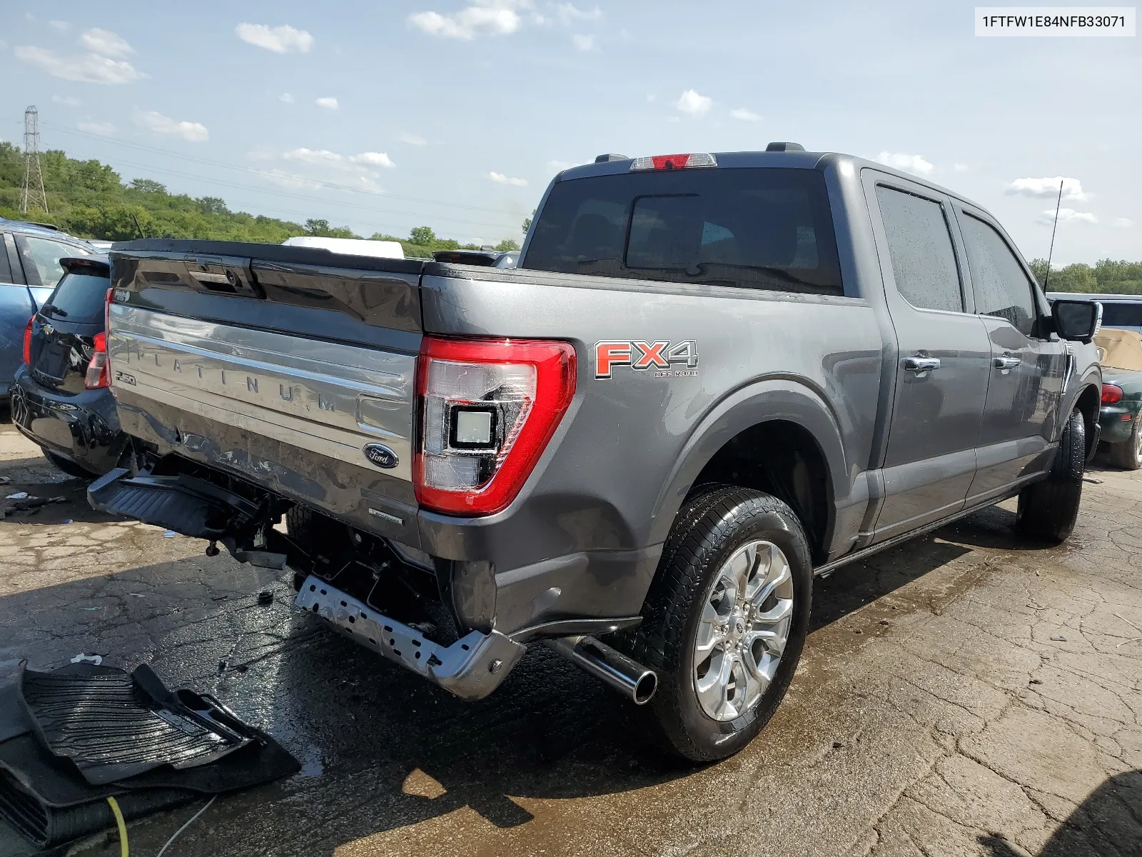 2022 Ford F150 Supercrew VIN: 1FTFW1E84NFB33071 Lot: 68073614