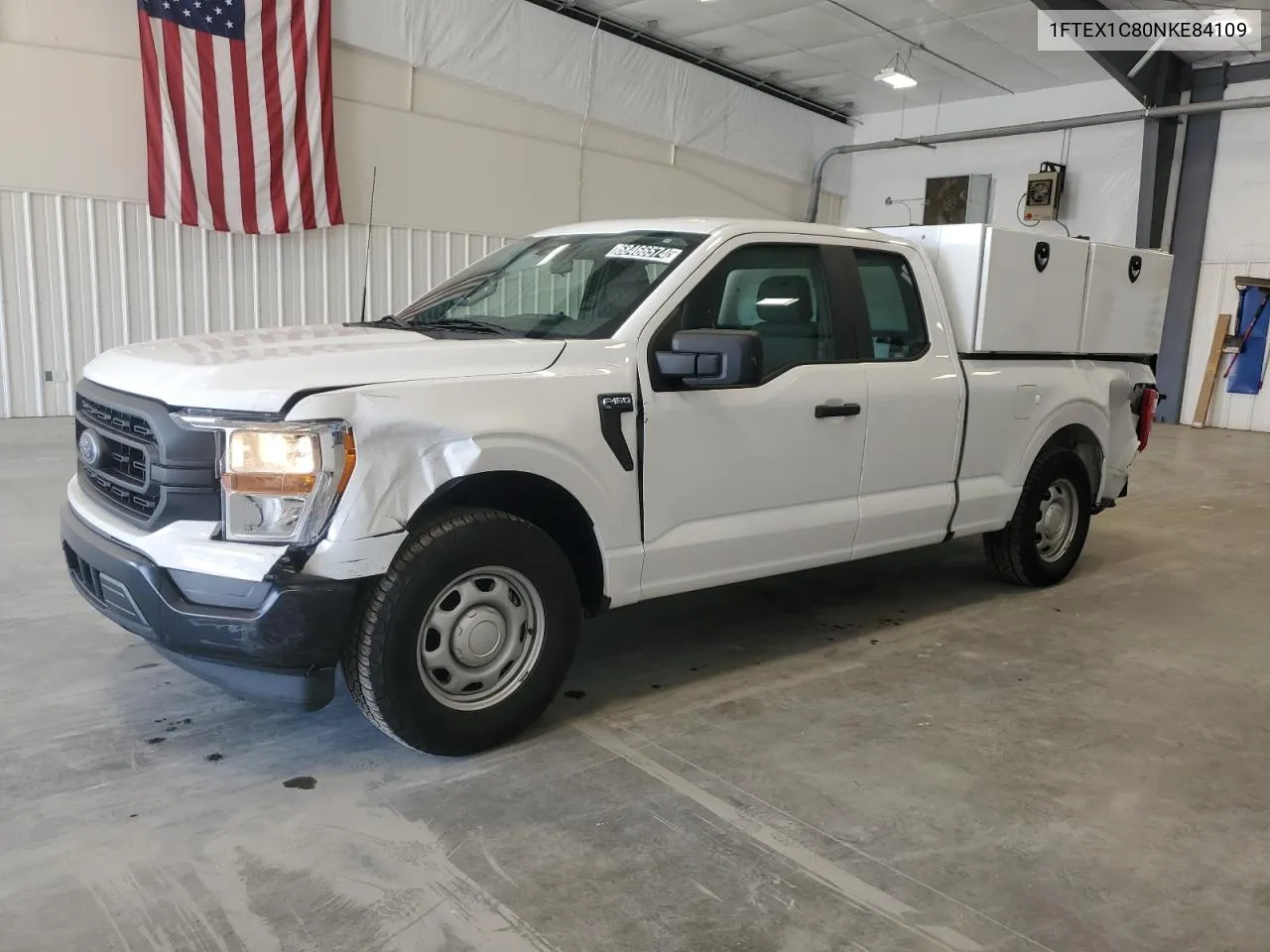 2022 Ford F150 Super Cab VIN: 1FTEX1C80NKE84109 Lot: 68466574