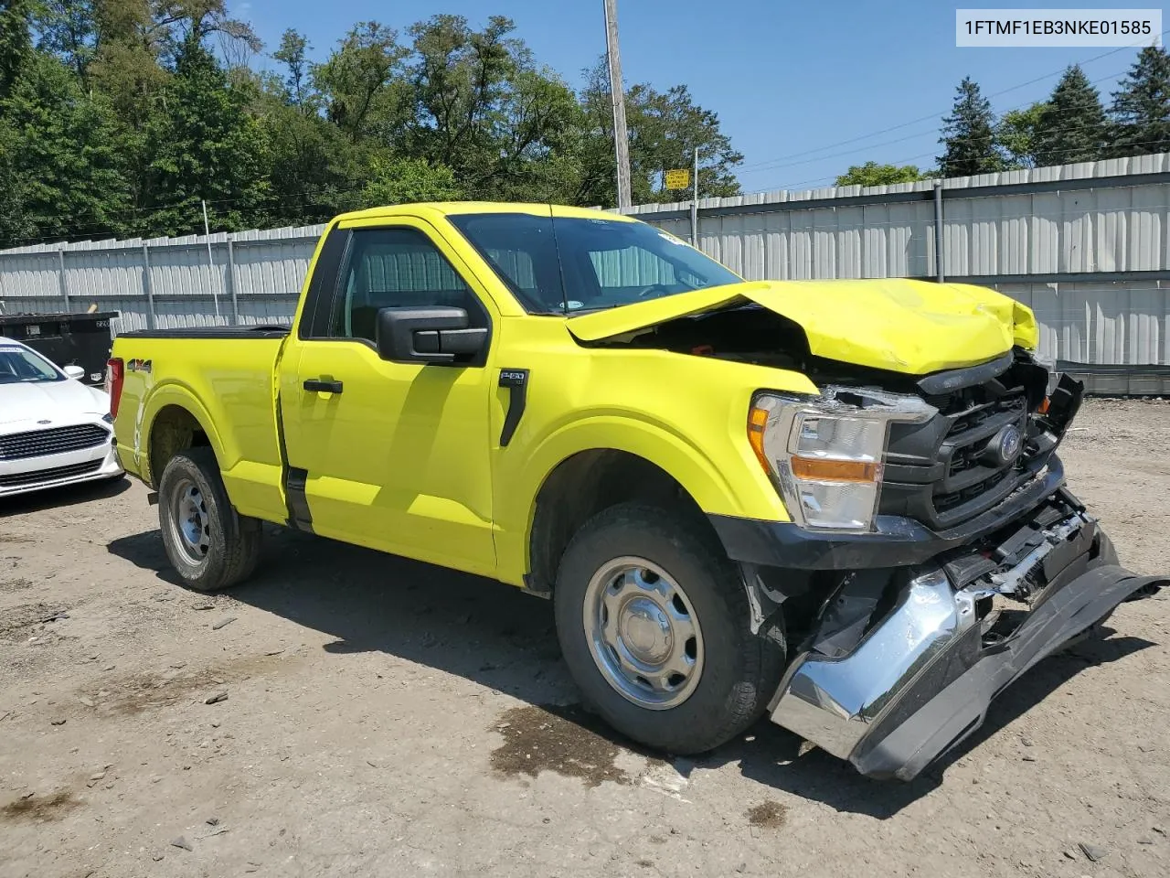 2022 Ford F150 VIN: 1FTMF1EB3NKE01585 Lot: 68897514