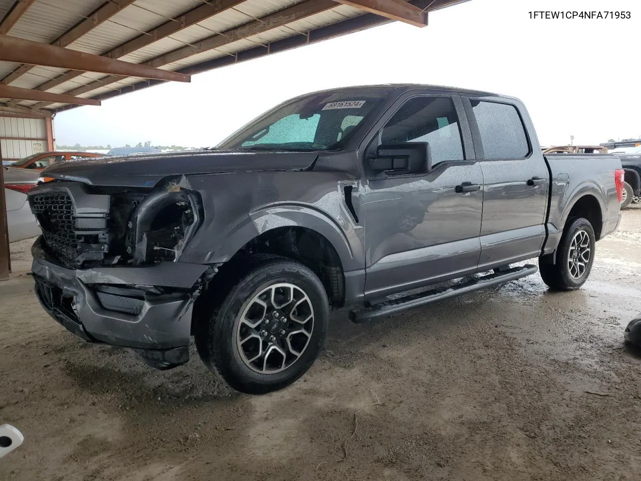 2022 Ford F150 Supercrew VIN: 1FTEW1CP4NFA71953 Lot: 69161524