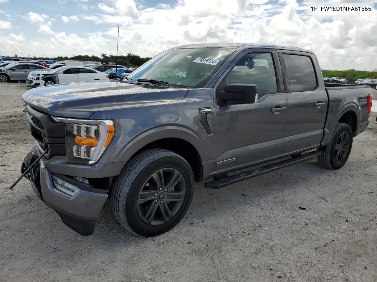 2022 Ford F150 Supercrew VIN: 1FTFW1ED1NFA61565 Lot: 69249774