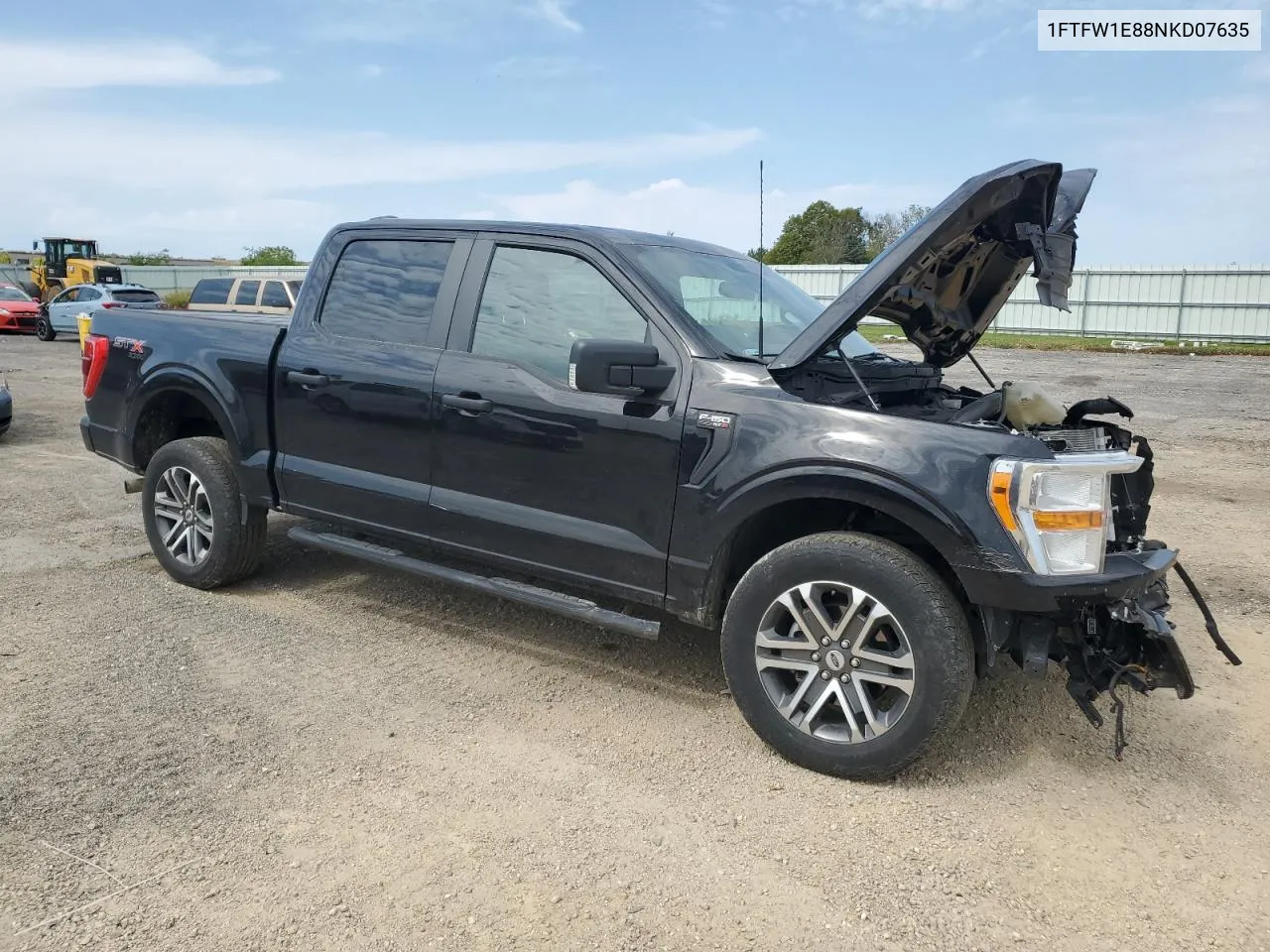 2022 Ford F150 Supercrew VIN: 1FTFW1E88NKD07635 Lot: 69289334