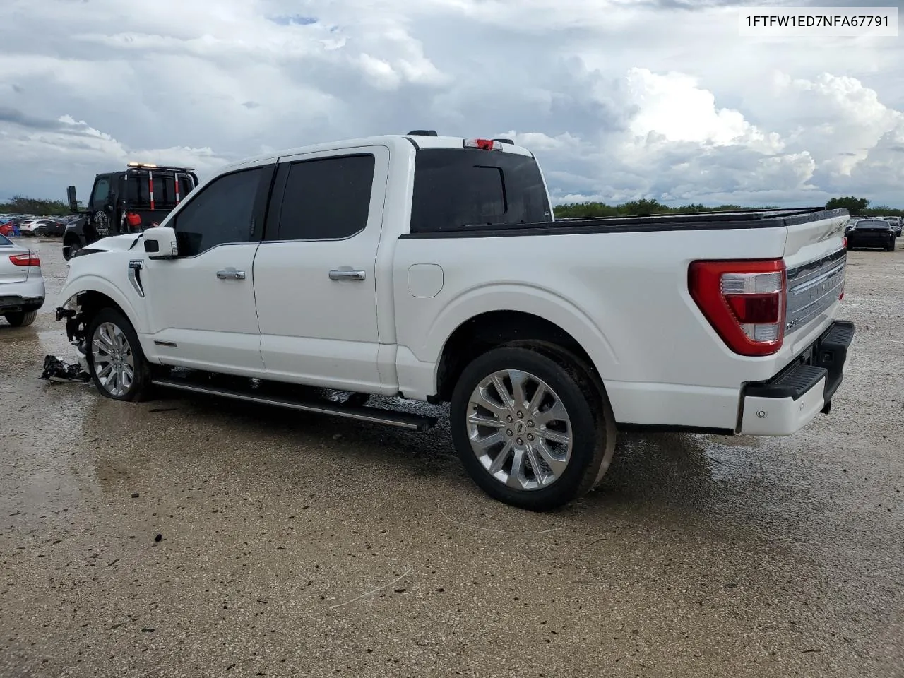 1FTFW1ED7NFA67791 2022 Ford F150 Supercrew