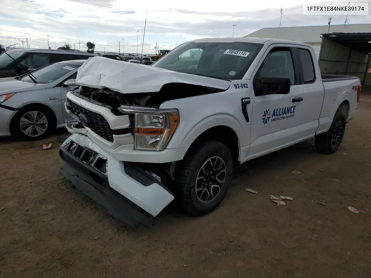 1FTFX1E84NKE39174 2022 Ford F150 Super Cab