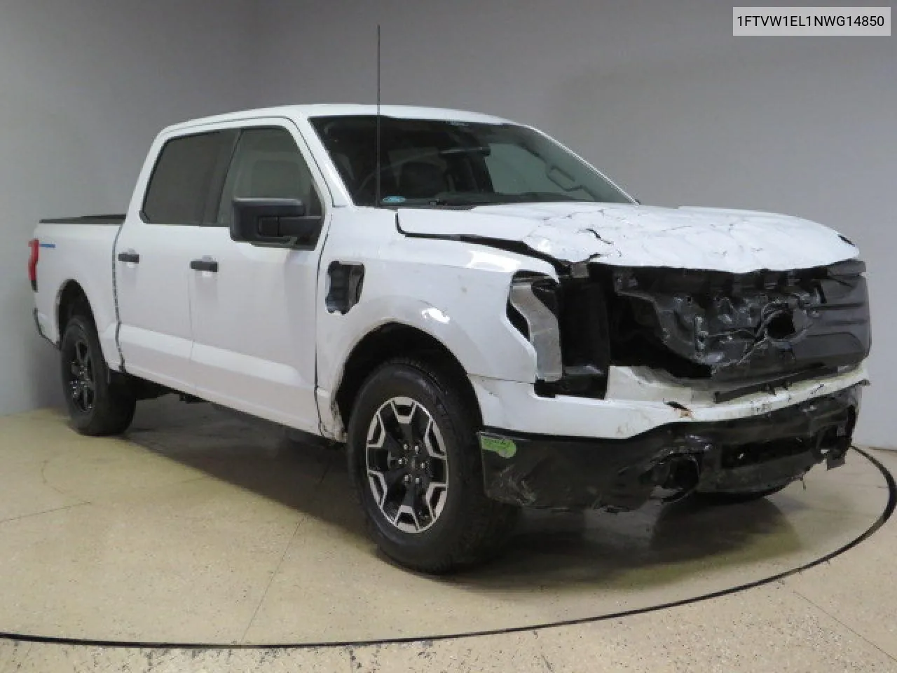 2022 Ford F150 Lightning Pro VIN: 1FTVW1EL1NWG14850 Lot: 70140194