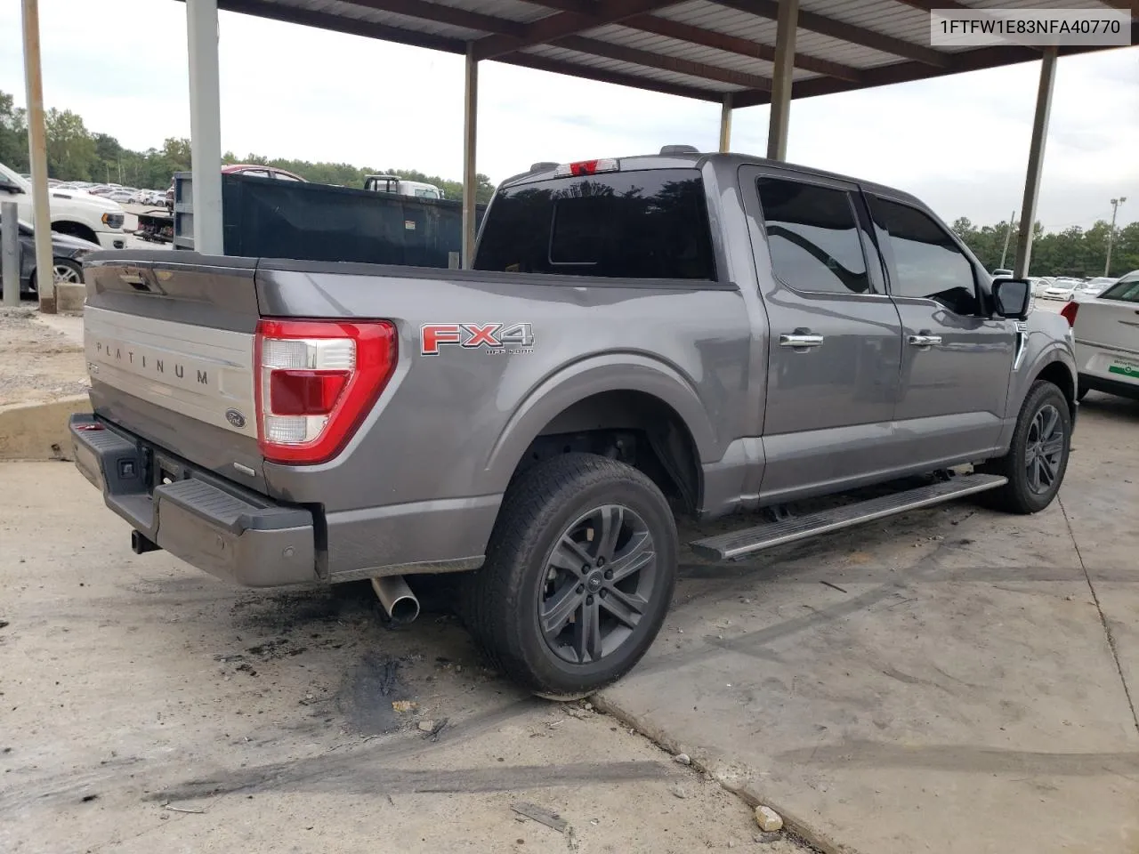 2022 Ford F150 Supercrew VIN: 1FTFW1E83NFA40770 Lot: 70263204