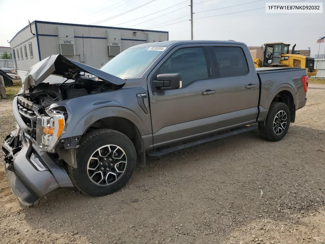 2022 Ford F150 Supercrew VIN: 1FTFW1E87NKD92032 Lot: 70295584