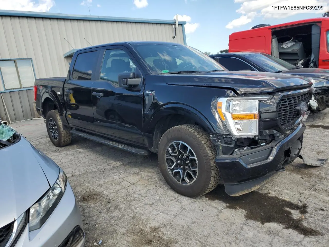 2022 Ford F150 Supercrew VIN: 1FTFW1E85NFC39299 Lot: 70299664