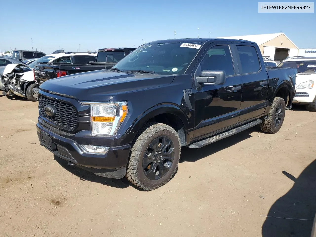 2022 Ford F150 Supercrew VIN: 1FTFW1E82NFB99327 Lot: 70344624