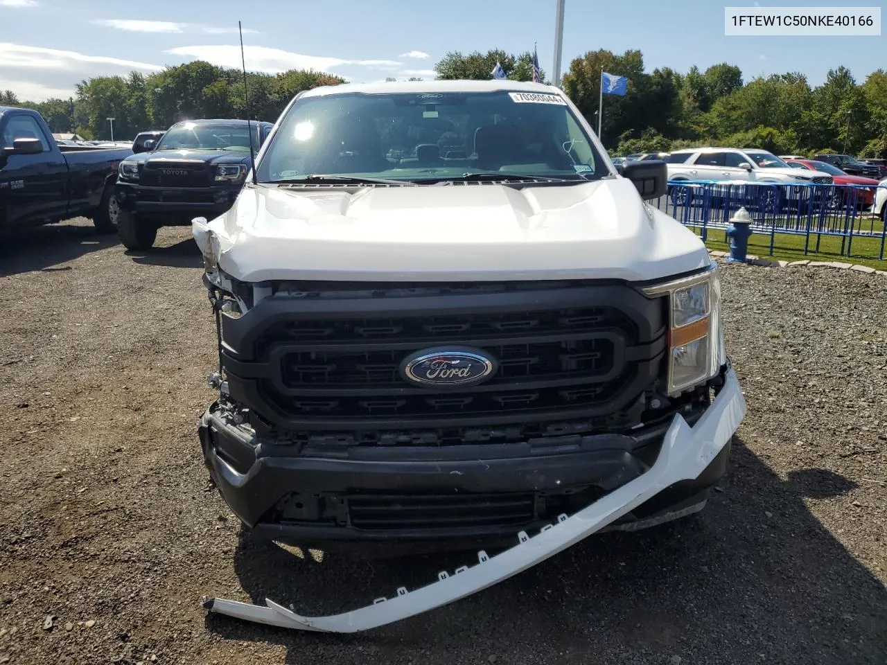 2022 Ford F150 Supercrew VIN: 1FTEW1C50NKE40166 Lot: 70380044