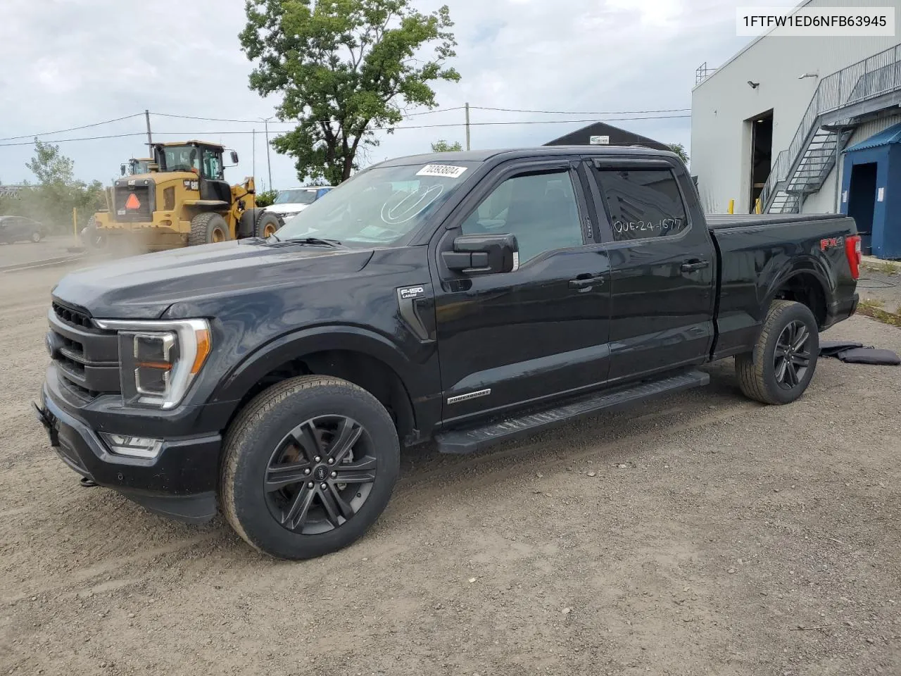 2022 Ford F150 Supercrew VIN: 1FTFW1ED6NFB63945 Lot: 70393804