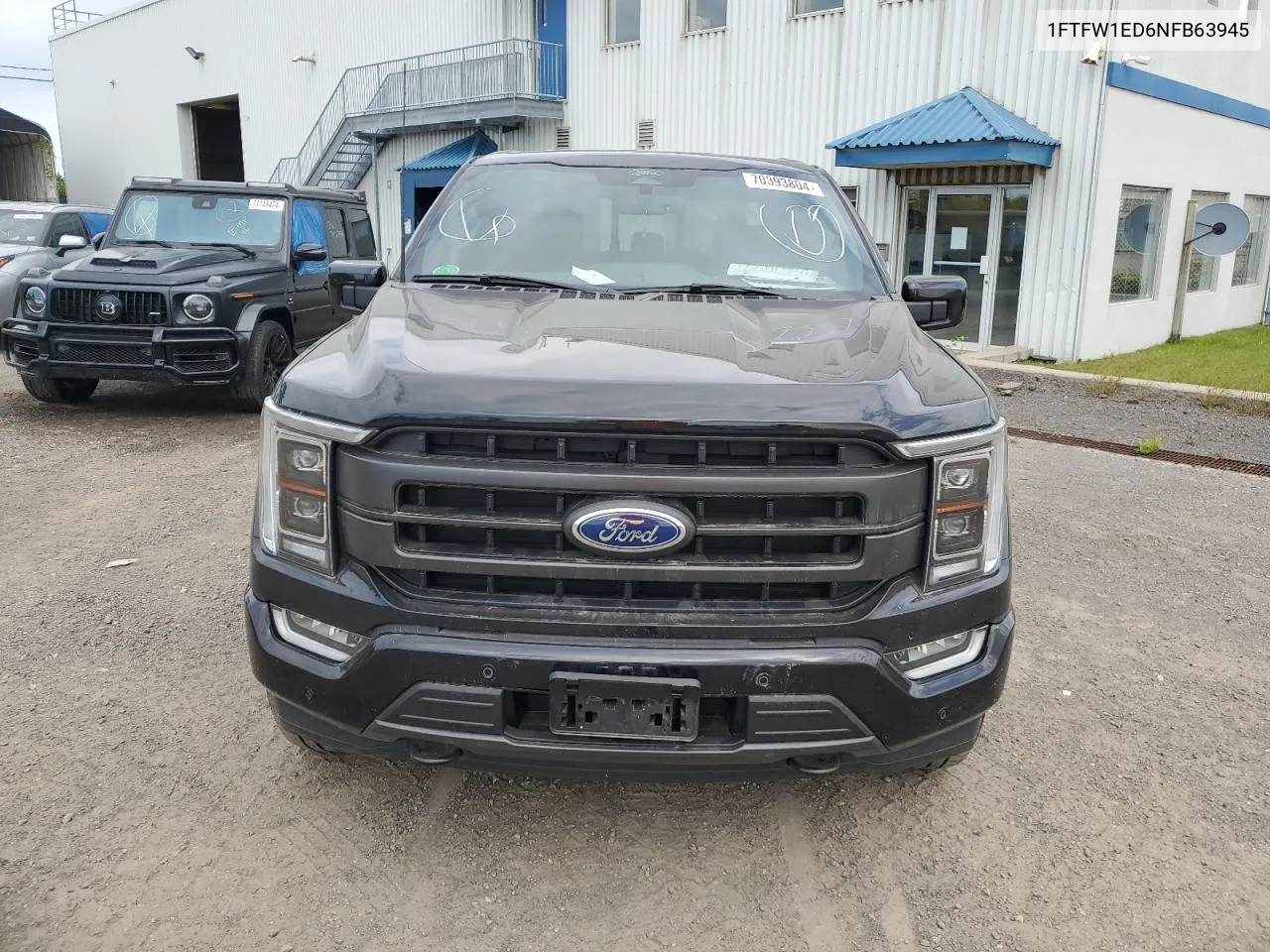 2022 Ford F150 Supercrew VIN: 1FTFW1ED6NFB63945 Lot: 70393804