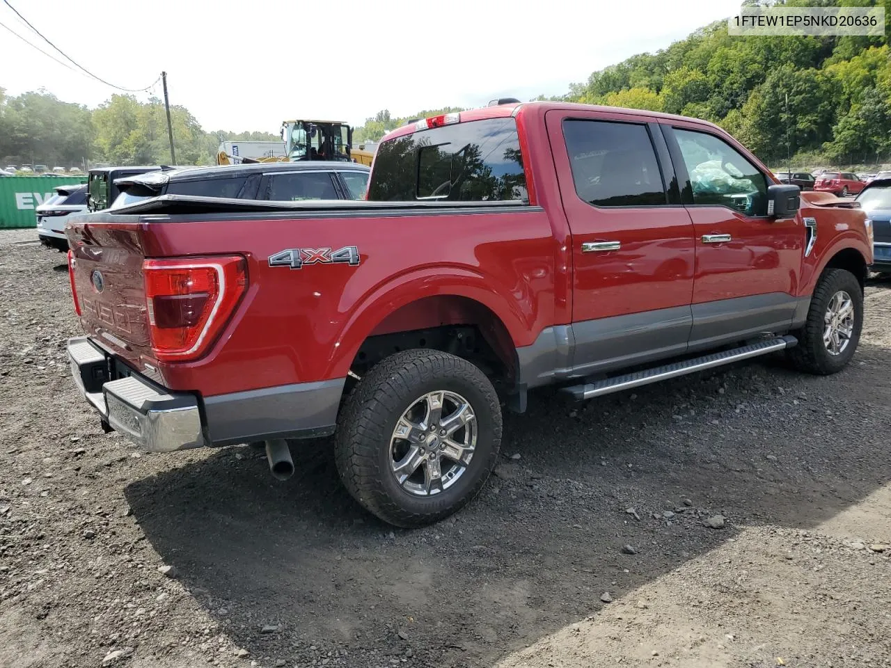 2022 Ford F150 Supercrew VIN: 1FTEW1EP5NKD20636 Lot: 70679874