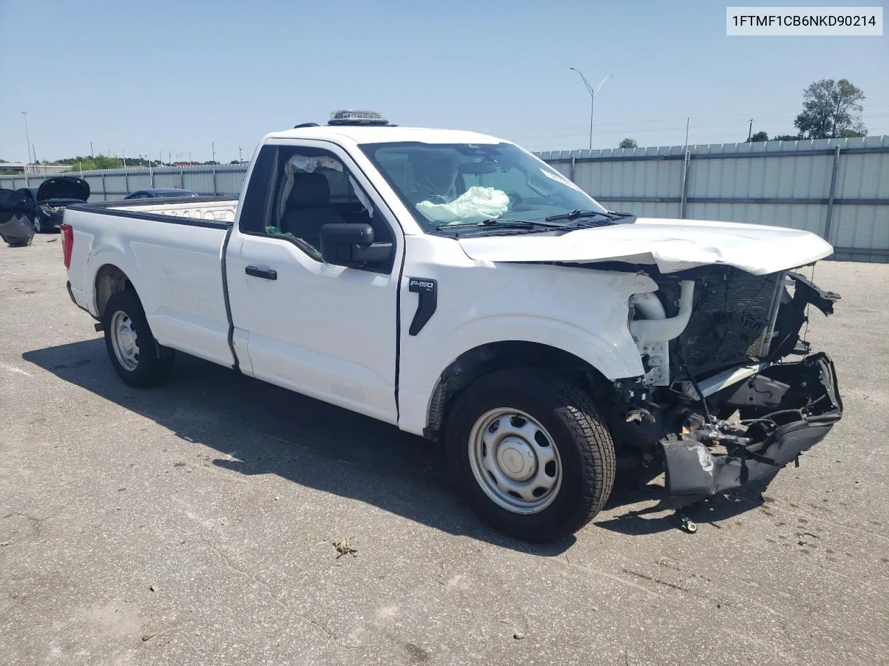 2022 Ford F150 VIN: 1FTMF1CB6NKD90214 Lot: 70958684