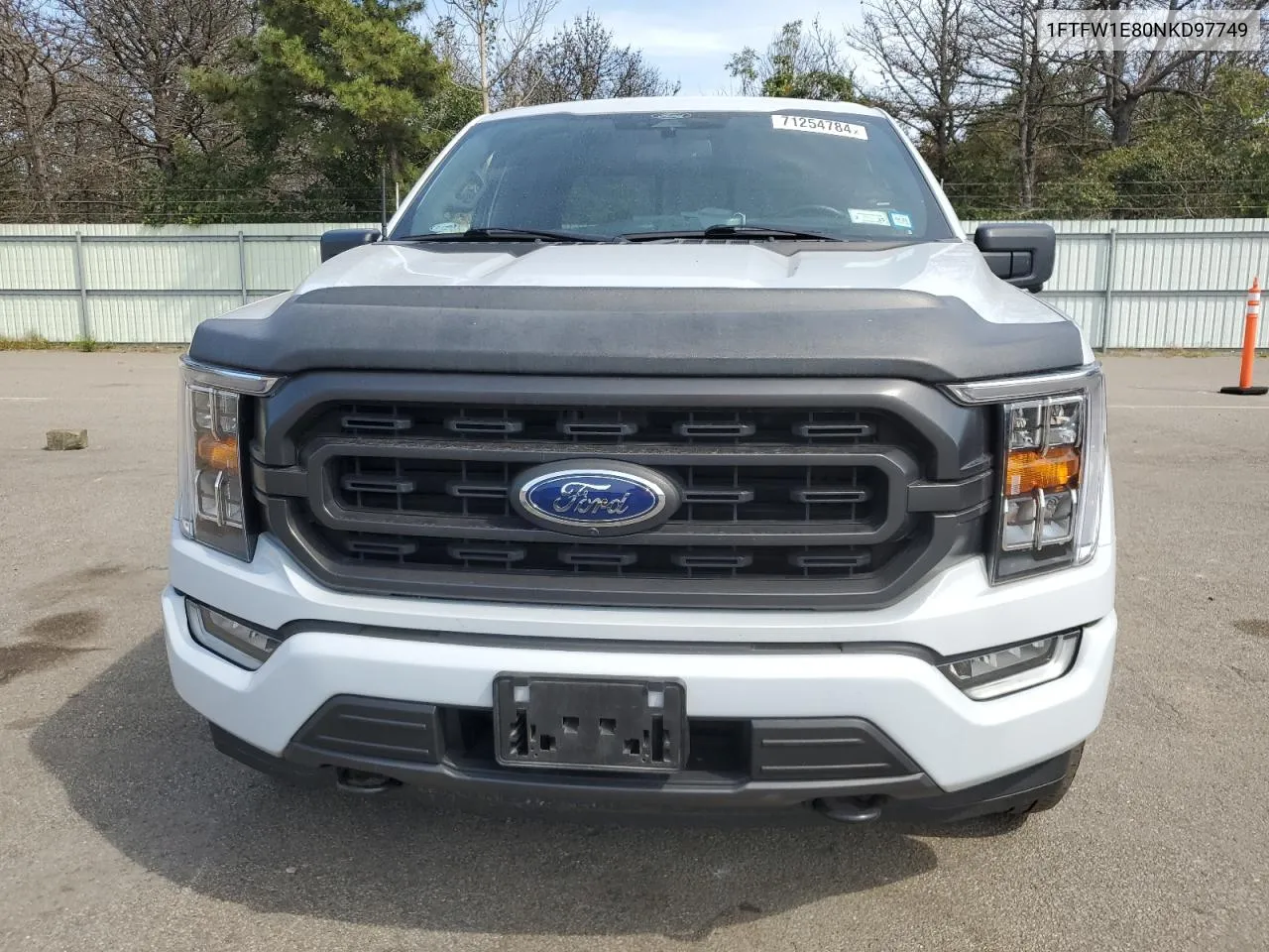 2022 Ford F150 Supercrew VIN: 1FTFW1E80NKD97749 Lot: 71254784