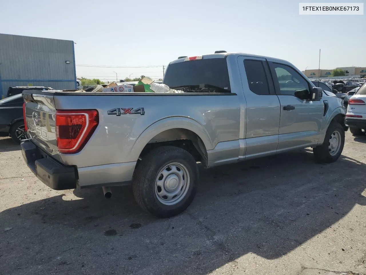 2022 Ford F150 Super Cab VIN: 1FTEX1EB0NKE67173 Lot: 71618734