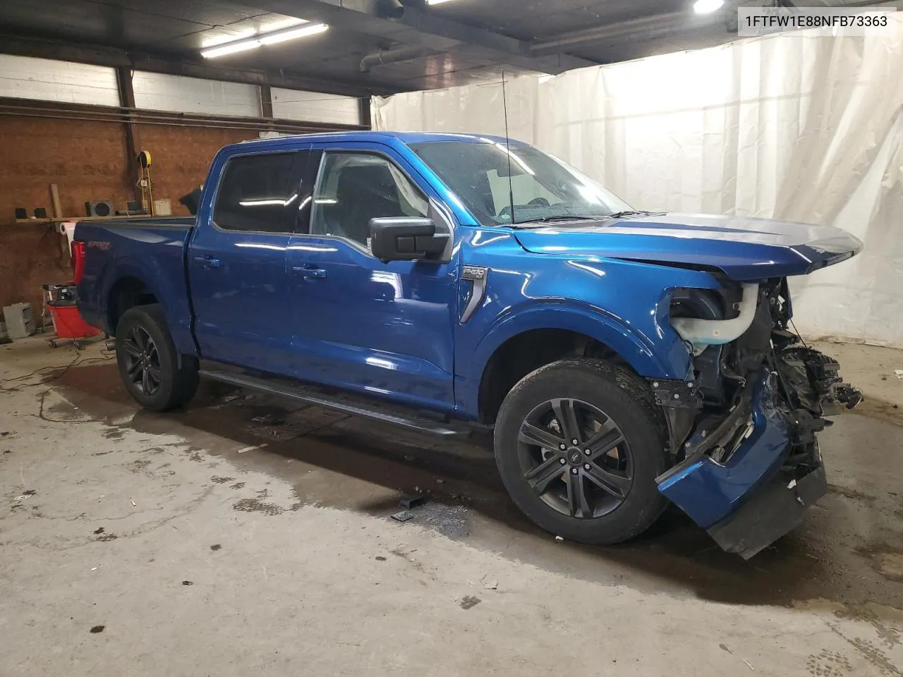 2022 Ford F150 Supercrew VIN: 1FTFW1E88NFB73363 Lot: 71636374