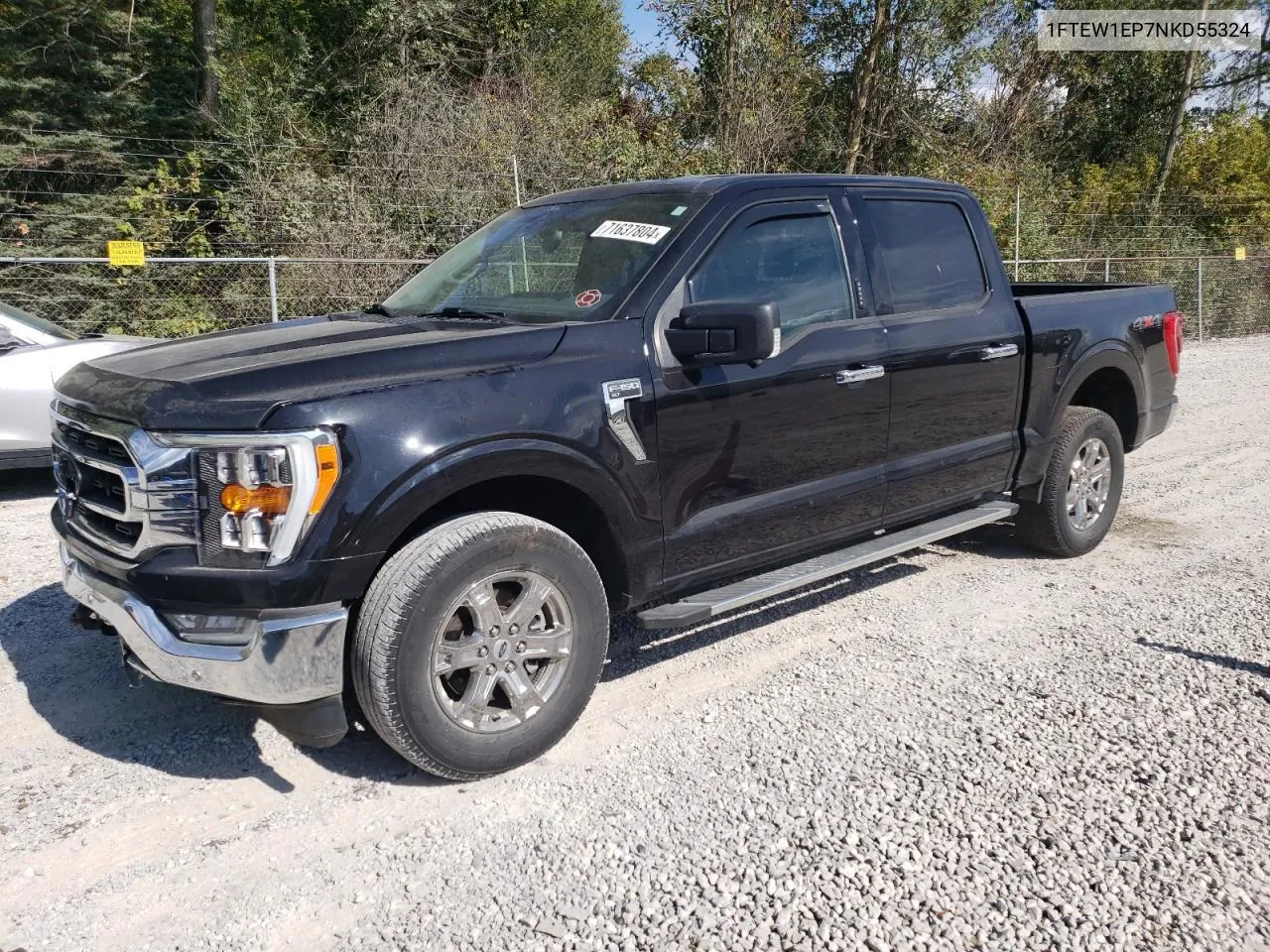 2022 Ford F150 Supercrew VIN: 1FTEW1EP7NKD55324 Lot: 71637804