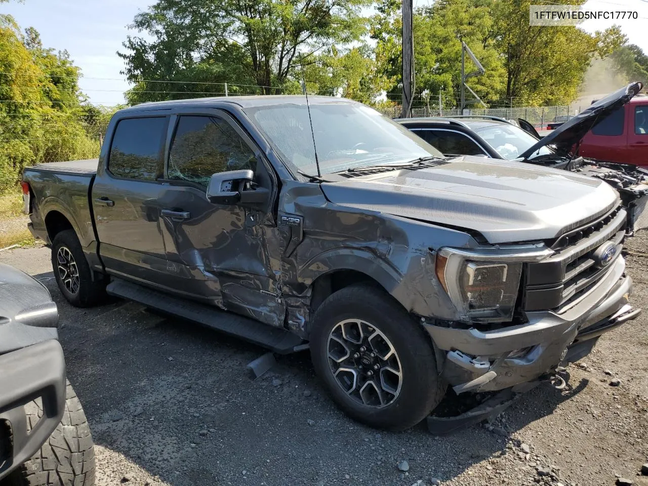 2022 Ford F150 Supercrew VIN: 1FTFW1ED5NFC17770 Lot: 71645434