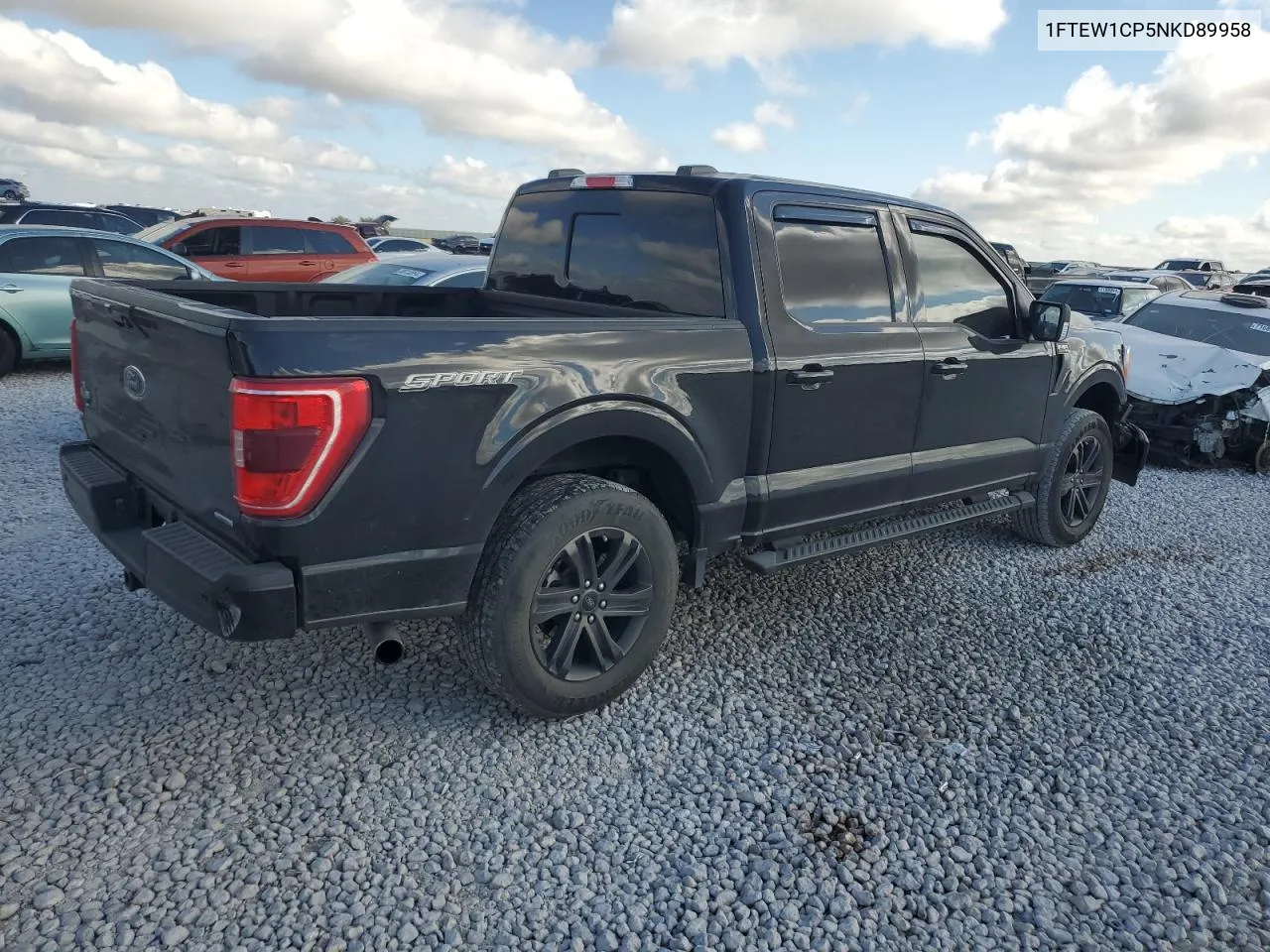 2022 Ford F150 Supercrew VIN: 1FTEW1CP5NKD89958 Lot: 72137654