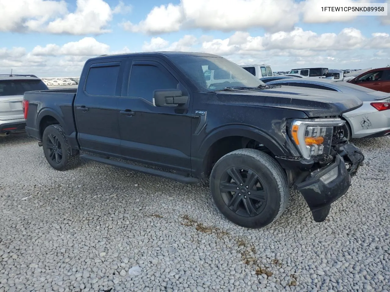 2022 Ford F150 Supercrew VIN: 1FTEW1CP5NKD89958 Lot: 72137654