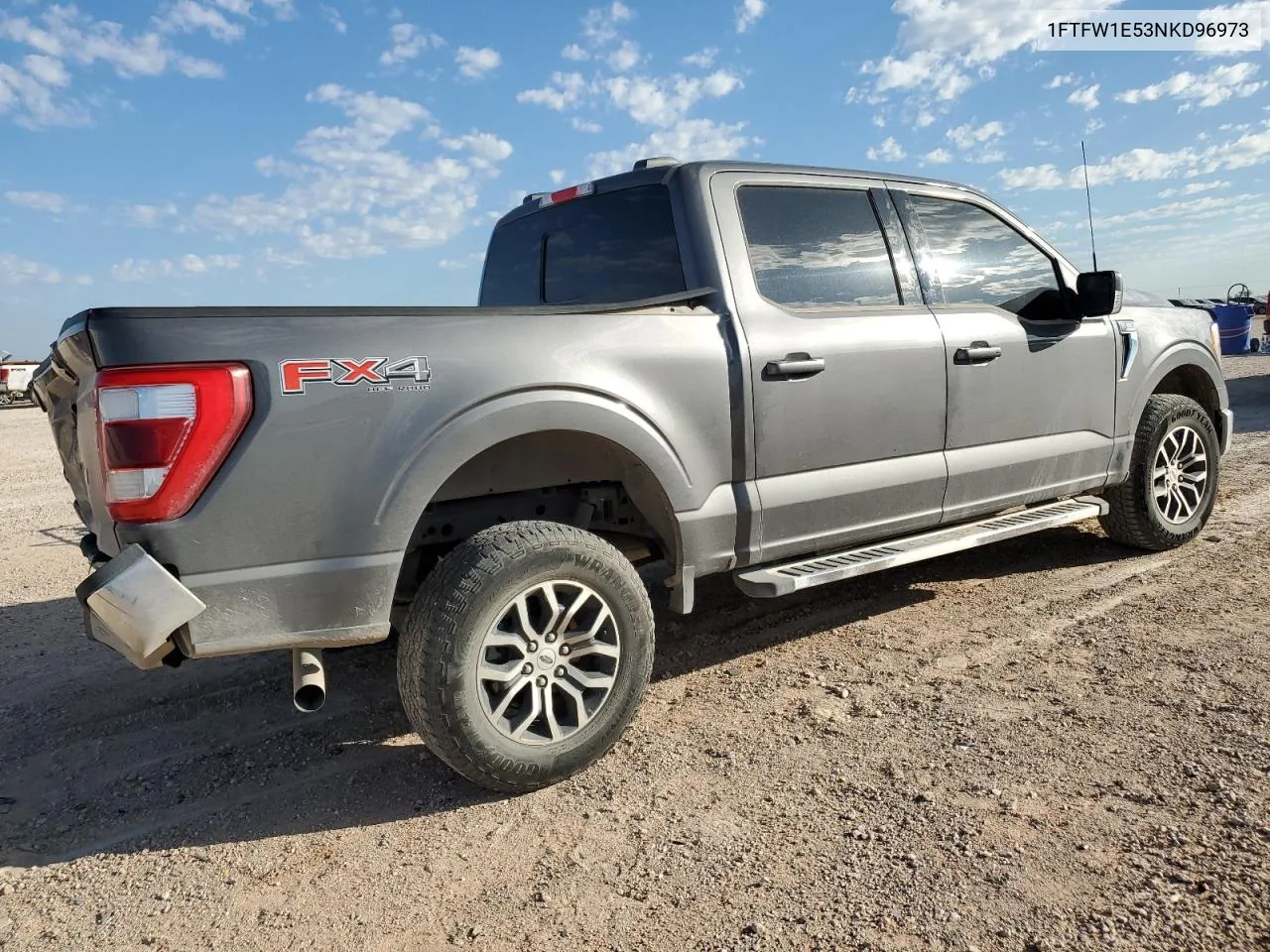 2022 Ford F150 Supercrew VIN: 1FTFW1E53NKD96973 Lot: 72167764