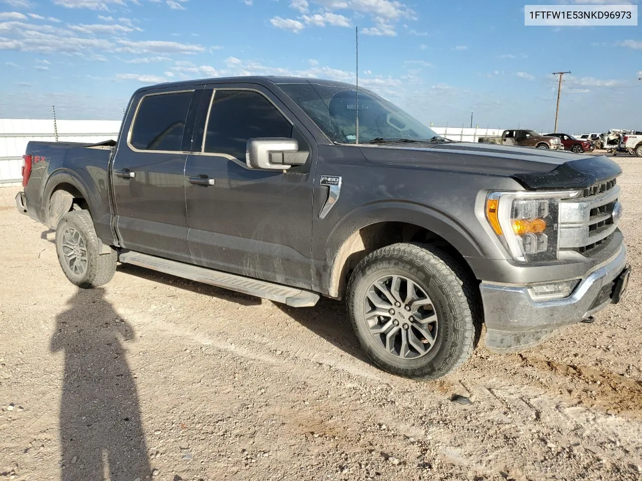 2022 Ford F150 Supercrew VIN: 1FTFW1E53NKD96973 Lot: 72167764