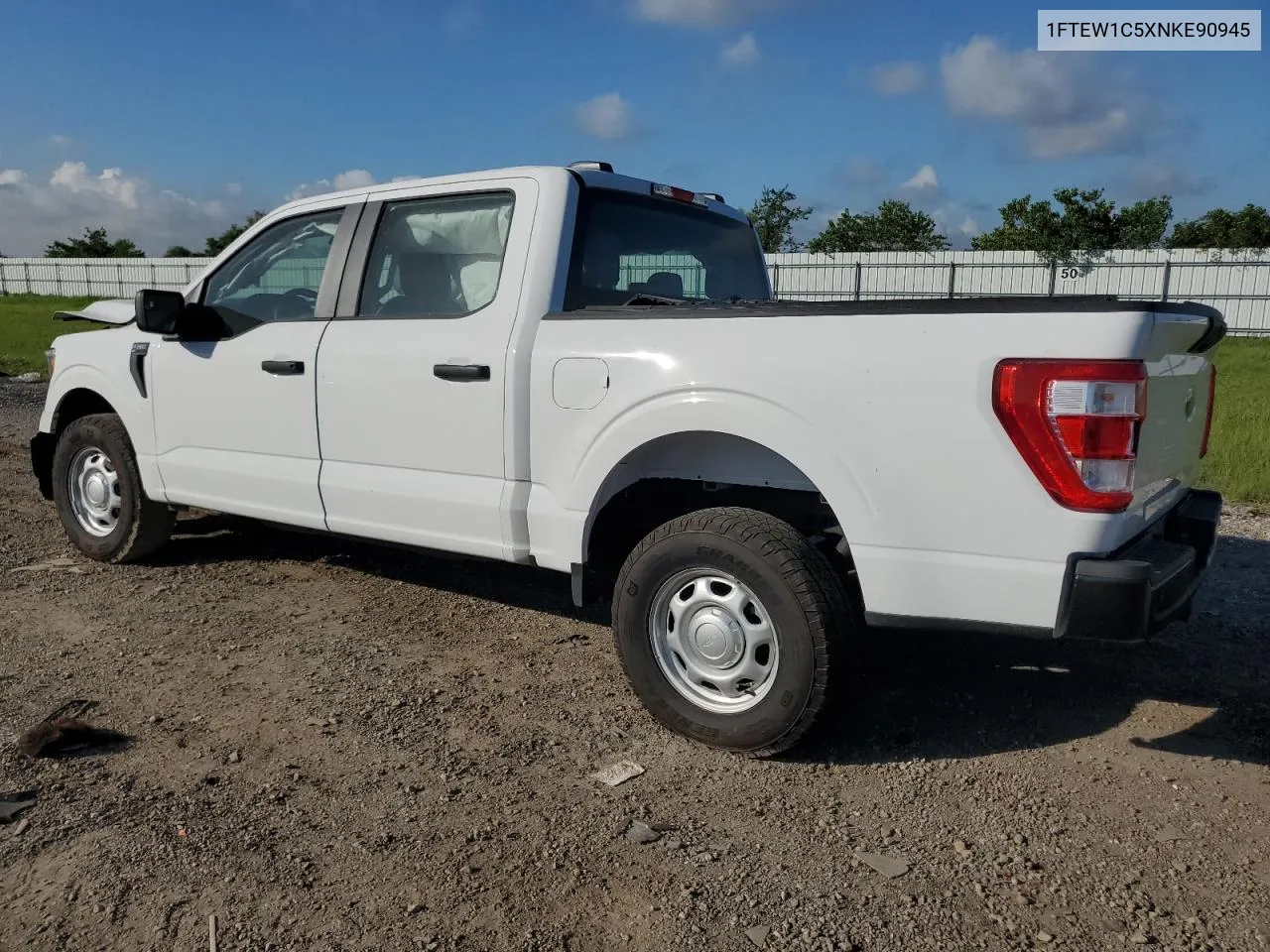 2022 Ford F150 Supercrew VIN: 1FTEW1C5XNKE90945 Lot: 72196654