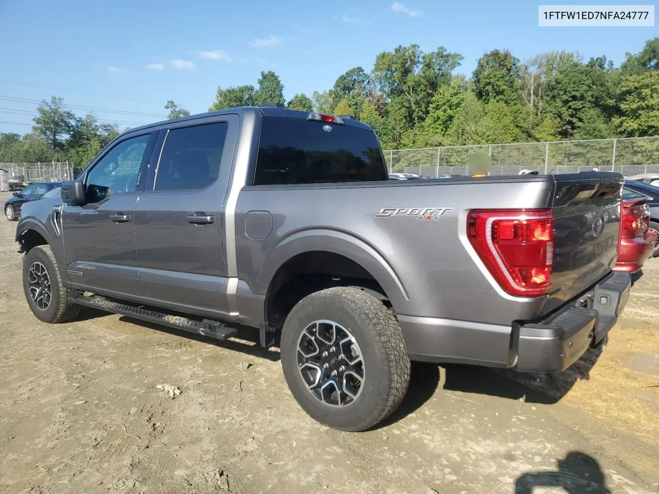 2022 Ford F150 Supercrew VIN: 1FTFW1ED7NFA24777 Lot: 72227644