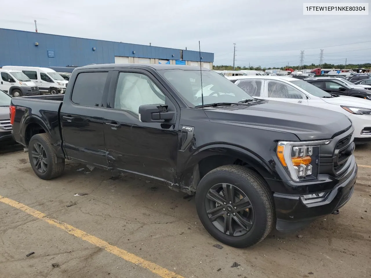 2022 Ford F150 Supercrew VIN: 1FTEW1EP1NKE80304 Lot: 72917454