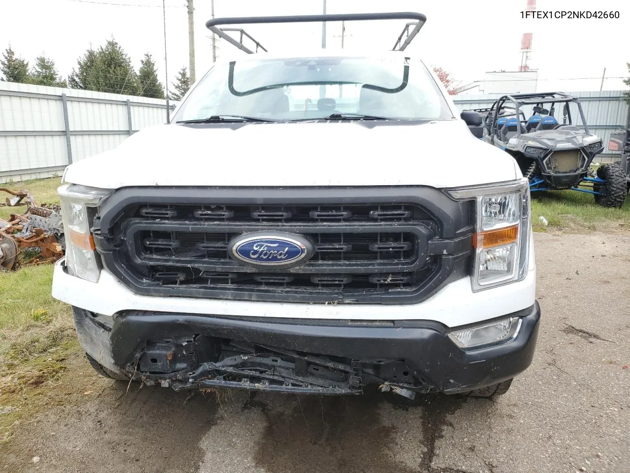 2022 Ford F150 Super Cab VIN: 1FTEX1CP2NKD42660 Lot: 72976314