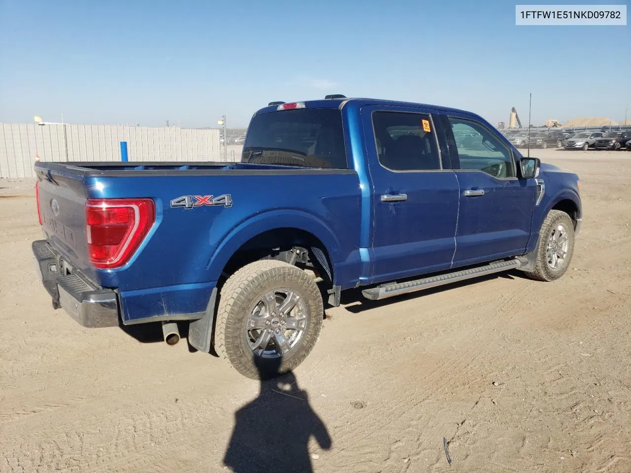 2022 Ford F150 Supercrew VIN: 1FTFW1E51NKD09782 Lot: 73169304