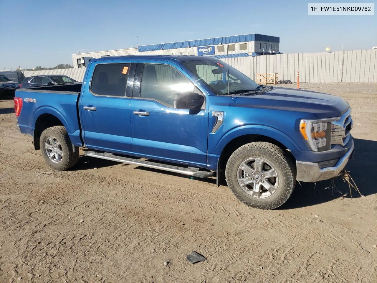 2022 Ford F150 Supercrew VIN: 1FTFW1E51NKD09782 Lot: 73169304