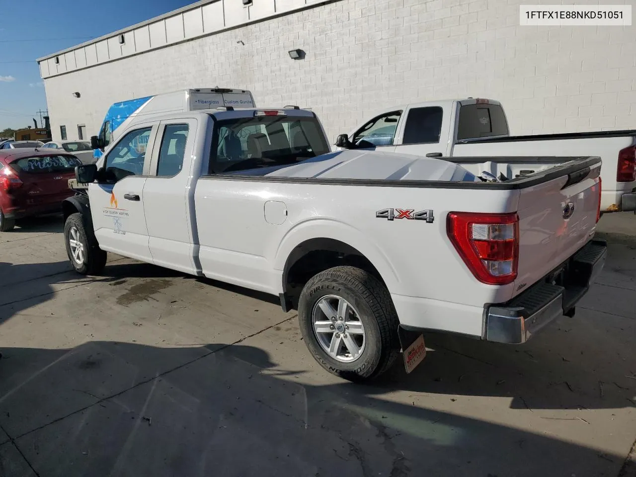 2022 Ford F150 Super Cab VIN: 1FTFX1E88NKD51051 Lot: 73456364