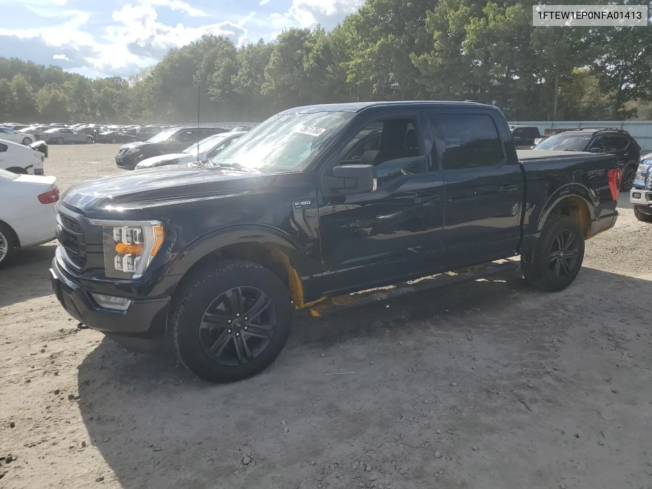 2022 Ford F150 Supercrew VIN: 1FTEW1EP0NFA01413 Lot: 73671704