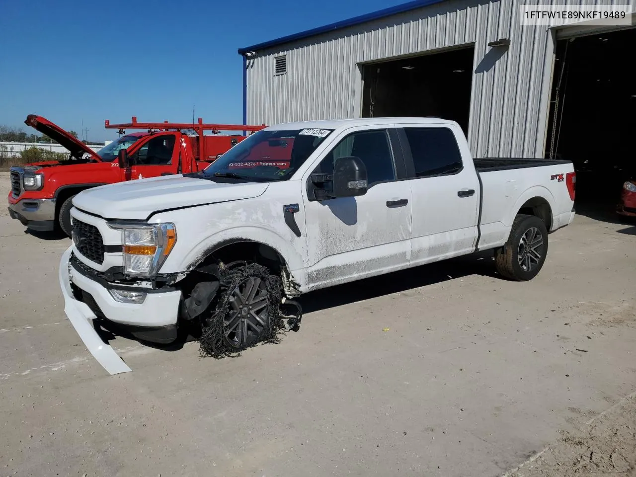 2022 Ford F150 Supercrew VIN: 1FTFW1E89NKF19489 Lot: 73712264