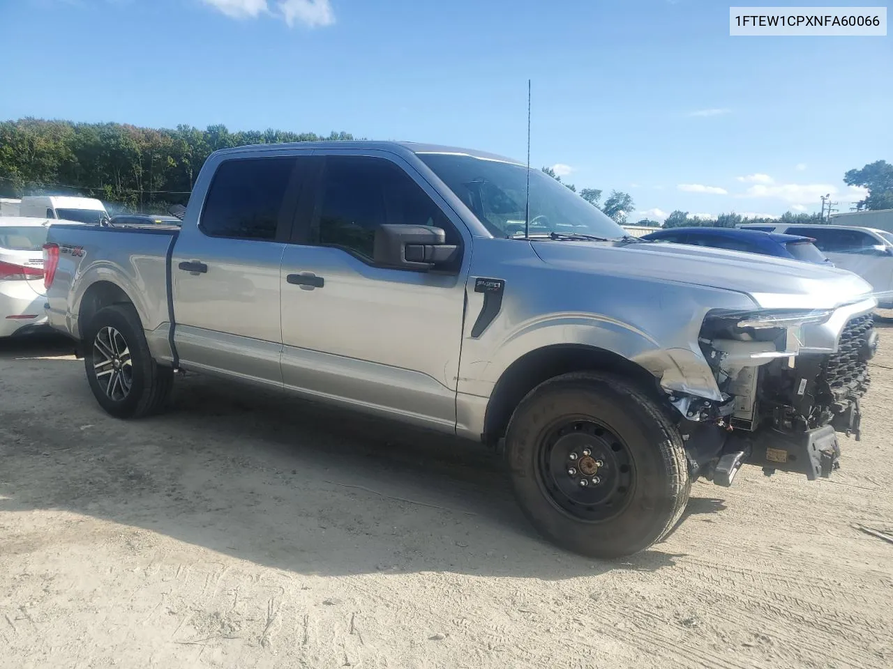 2022 Ford F150 Supercrew VIN: 1FTEW1CPXNFA60066 Lot: 73722774