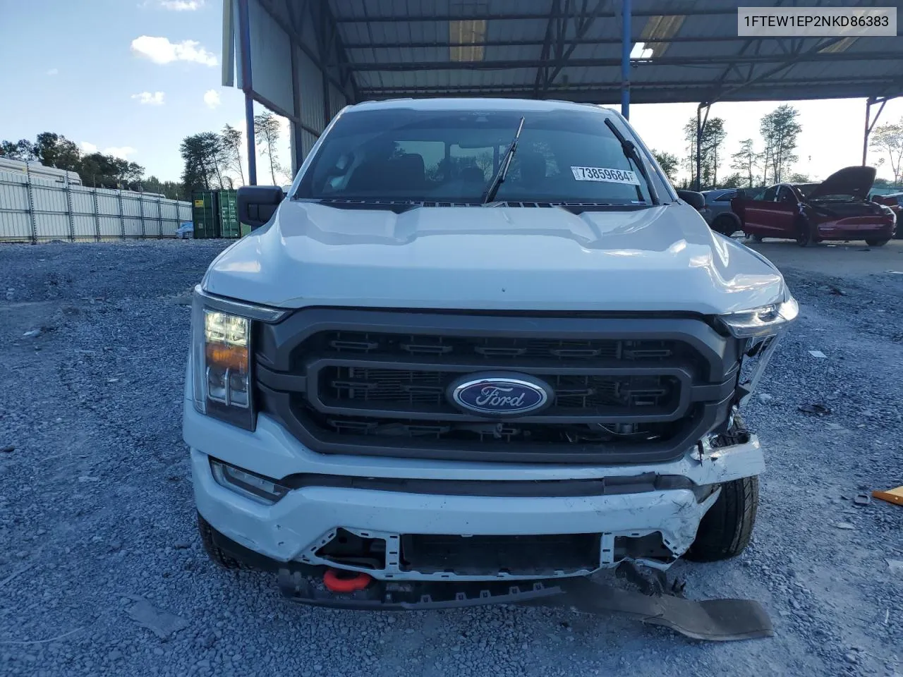 2022 Ford F150 Supercrew VIN: 1FTEW1EP2NKD86383 Lot: 73859684