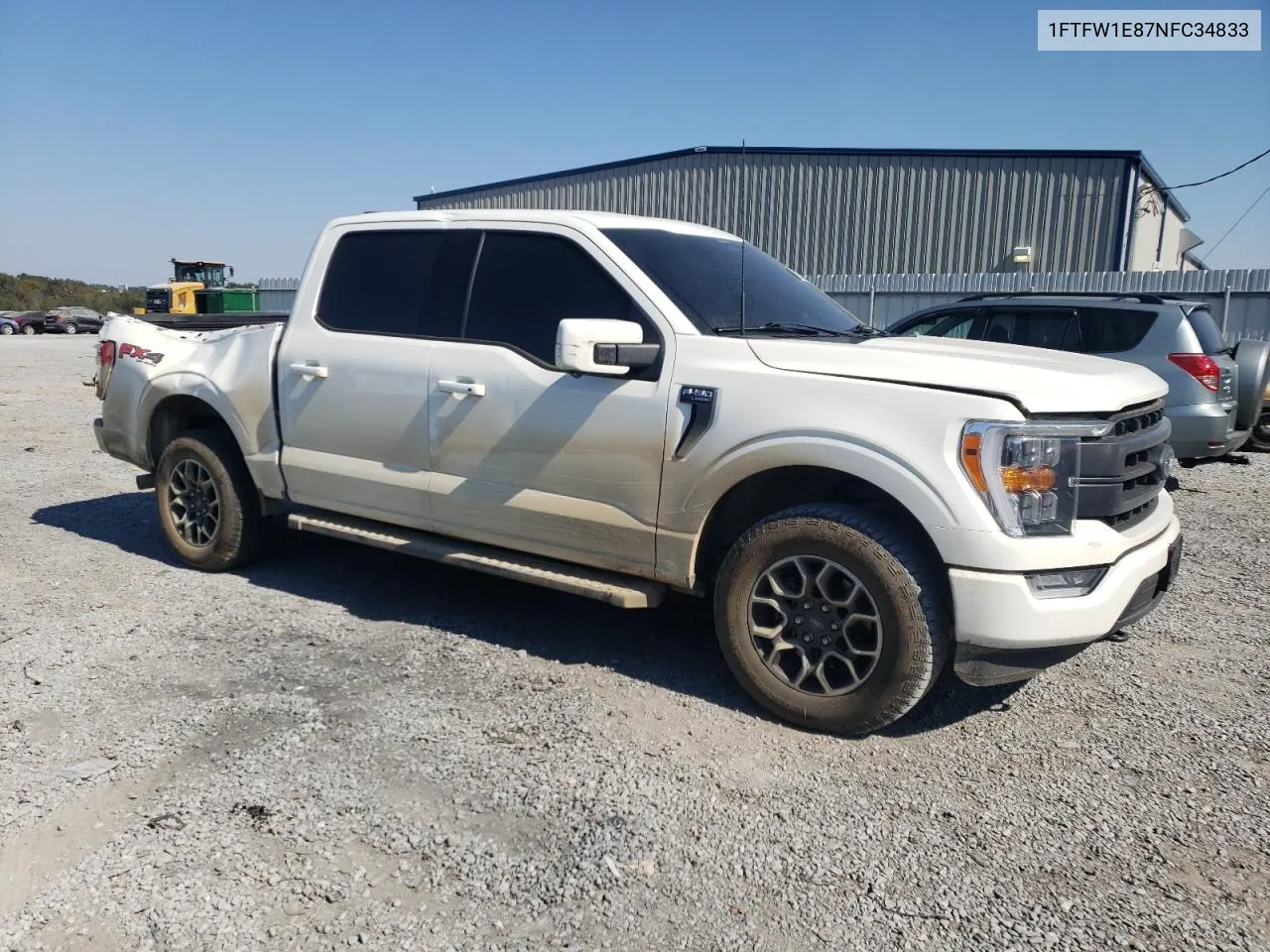 2022 Ford F150 Supercrew VIN: 1FTFW1E87NFC34833 Lot: 73930134